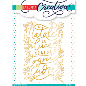 hot foil luce di natale la coppia creativa